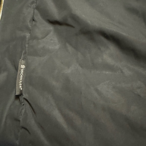 Moncler Renne Giubbutto Renne Feather Down Long Jacket Black Coat 1 - Picture 10 of 11